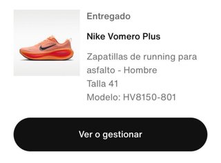 Nike Vomero Plus Talla 41 [NUEVAS]