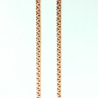 Cadena Arabesca de oro rosa 14k, 8.18 g, 55.5 cm.