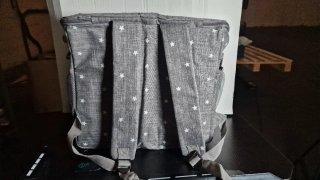 Bolso Organizador Térmico para Carrito Bebé – Gris