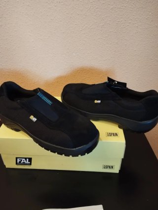 Zapatos de Seguridad FAL IPR20BK Hagos Negro T.41