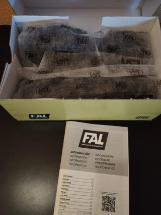Zapatos de Seguridad FAL IPR20BK Hagos Negro T.41