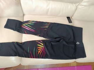 Leggings mujer estampado hojas