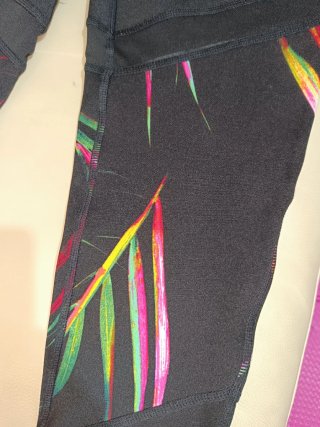 Leggings mujer estampado hojas