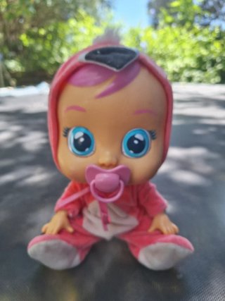 Bebé Llorón Rosa con Chupete
