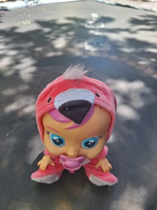 Bebé Llorón Rosa con Chupete