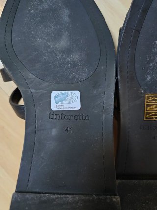 Sandalias Tintoretto Negras Mujer