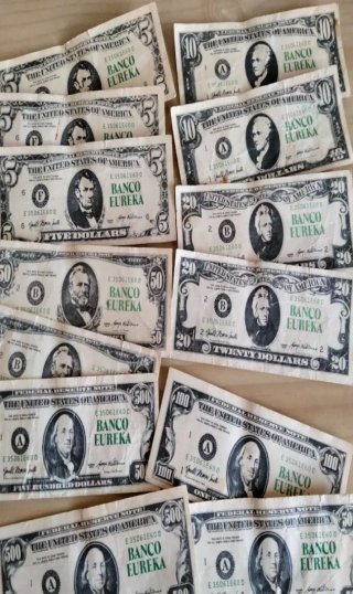 Repliche di Banconote da Dollaro Eureka