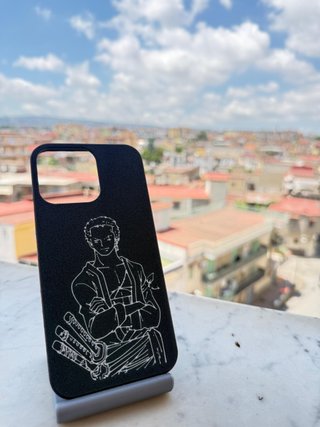 Cover iPhone 14 Pro Max Titanio