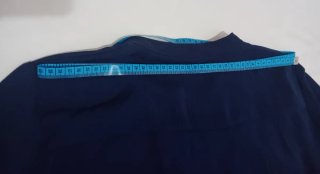 Blusa azul elegante