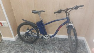 Bicicleta Eléctrica azul