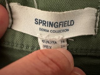 Pantalón corto Springfield verde oliva