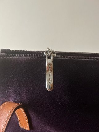 Bolso Petusco Piel Morado