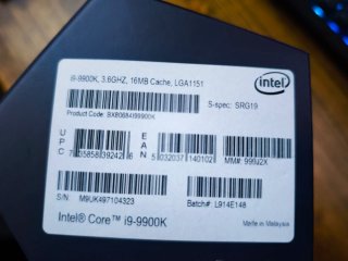 CPU Intel Core i9-9900K
