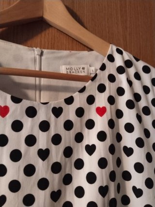 Vestido lunares y corazones Molly Bracken Talla l