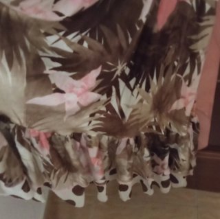 Vestido largo estampado floral