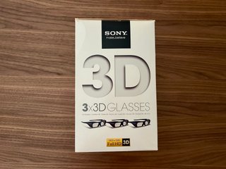 Pack 3 Gafas 3D Activas Sony TDG-BR250 Originales