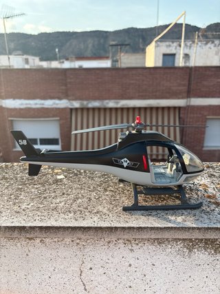 Estación de Policía Playmobil con Helicóptero