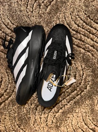Adidas Zapatillas Negras Blancas (Running)