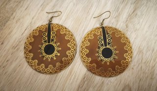 Pendientes artesanales étnicos