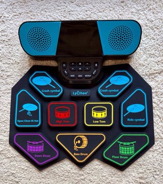NUEVO Lychee batería electrónica 9 pads auriculare