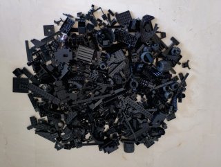 Lote Lego Original Negro 1kg