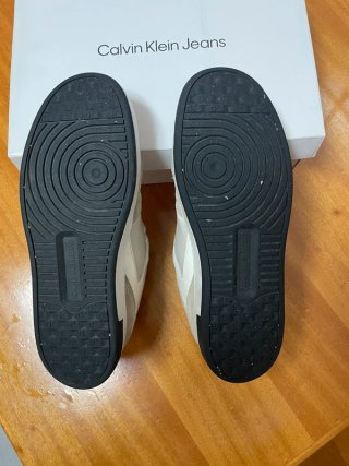 Sapatilhas Calvin Klein Bege/Laranja Tam 41