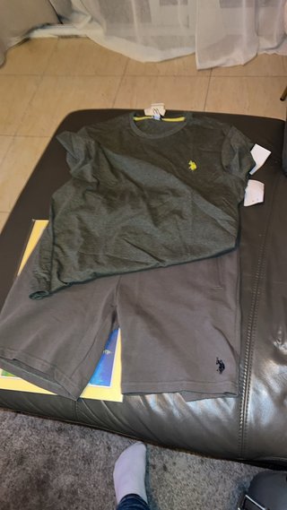 Conjunto Polo Ralph Lauren camiseta y shorts