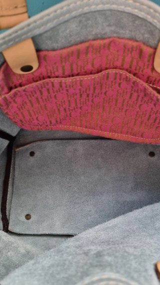 Bolso CH Piel Celeste