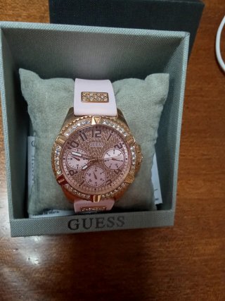 Reloj Guess Dorado y Rosa con Cristales