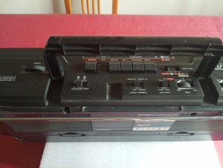 Radio Cassette Doble Sharp Negra