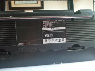 Radio Cassette Doble Sharp Negra