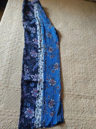 Pantalón palazzo estampado floral