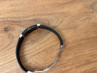 Pulsera Lotus Acero y Piel Hombre