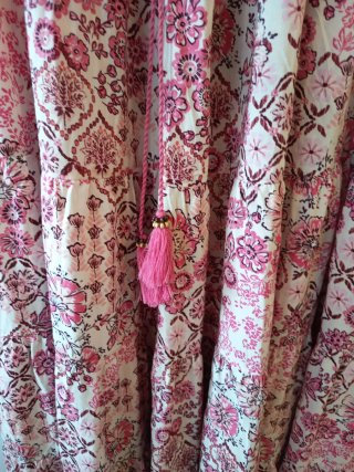 Falda larga Zara estampada