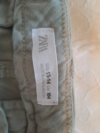 2 Pantalones Chinos Niño Talla 13-14.  Marca: Zara