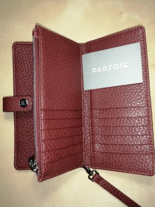Cartera Parfois Mujer Textura M Burdeos
