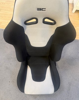 Asiento BC CORONA Negro/Blanco