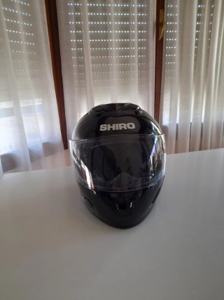 Casco Moto Shiro Negro