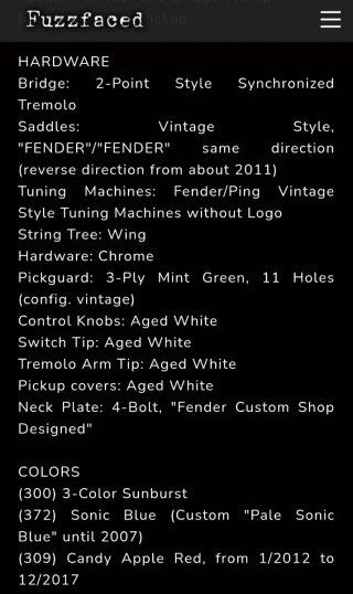 Fender Stratocaster Classic Player's 60s