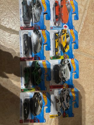 Lote 8 Hot Wheels Exotics y Then and Now