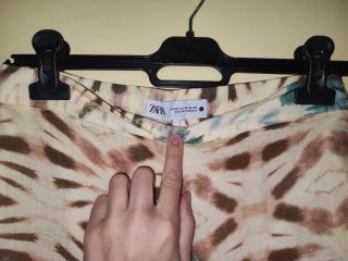 Pantalón ancho estampado verano