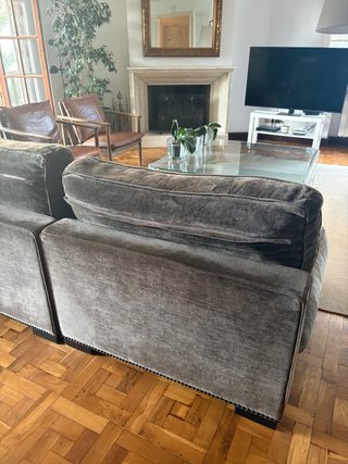 Sofá de diseño modulares en tela.