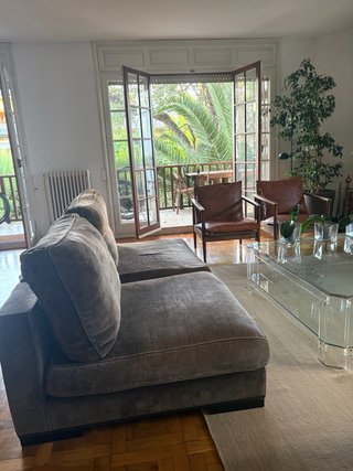 Sofá de diseño modulares en tela.
