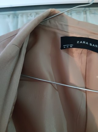 Blazer Zara cotone beige taglia M