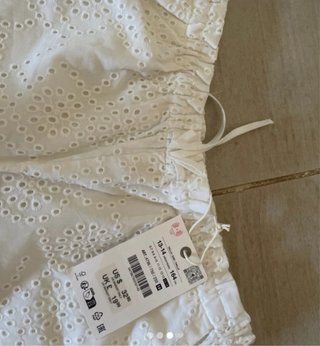 Pantalón Zara blanco talla 13-14