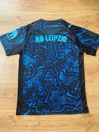 Camisola Puma RB Leipzig Azul e Preta Tamanho M/L
