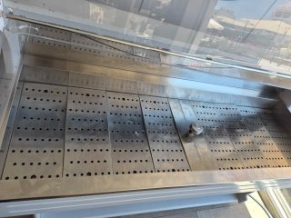 Expositor de Pescado con Fabricador de hielo inclu