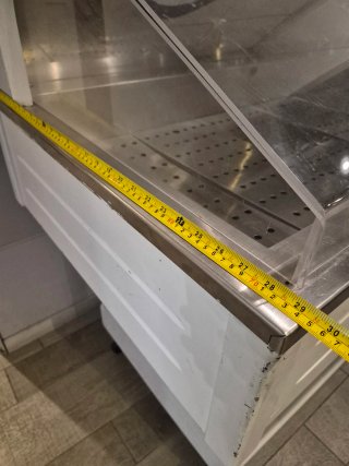 Expositor de Pescado con Fabricador de hielo inclu