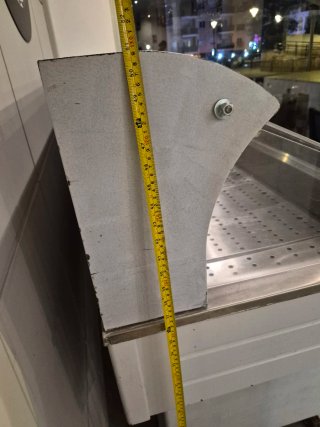Expositor de Pescado con Fabricador de hielo inclu