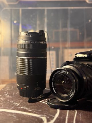Canon EOS 1100D + 2 objetivos
